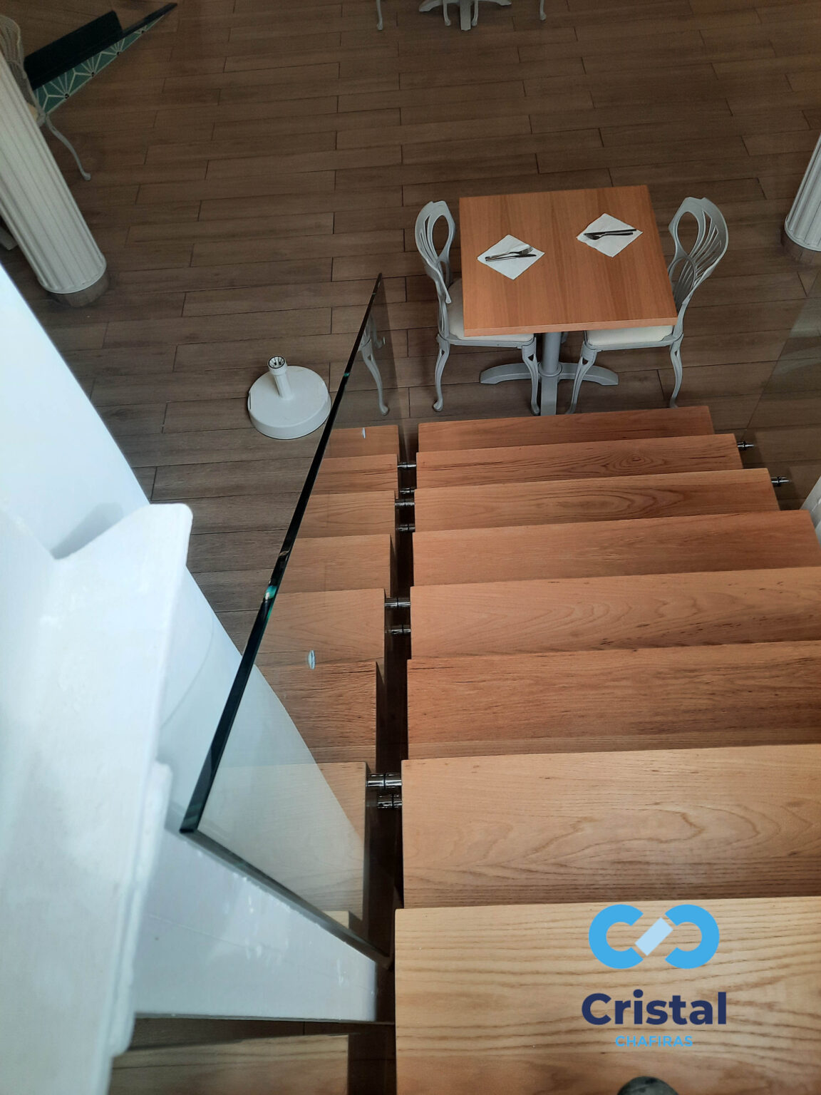 glass railing hotel staircase tenerife 10