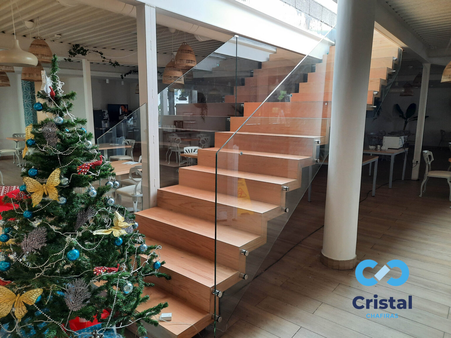 glass railing hotel staircase tenerife 18