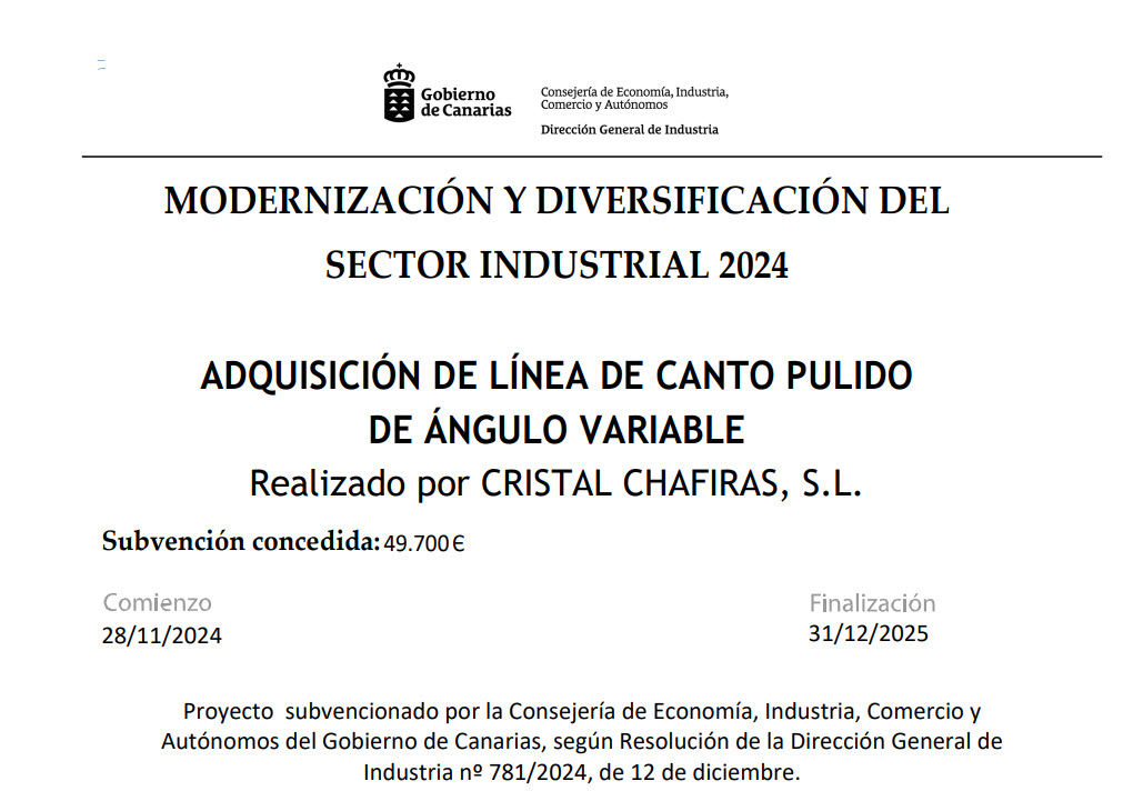 subvención canto pulido